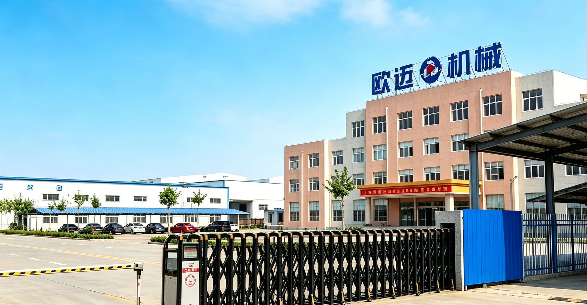 现代工业生产线（行业示意图）